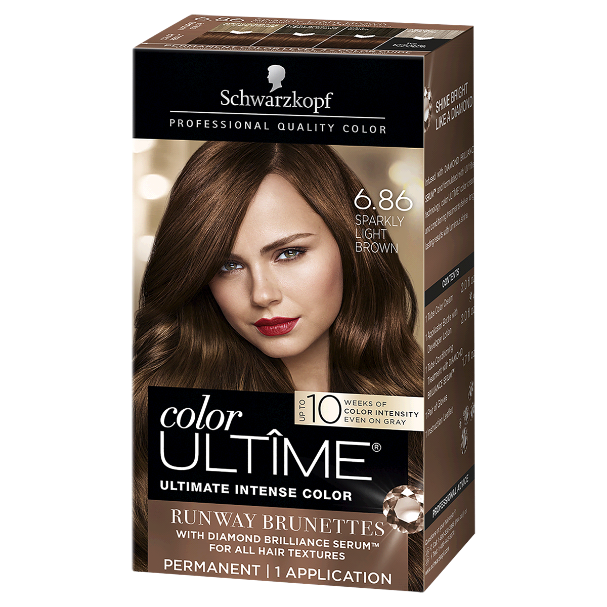 Schwarzkopf Color Ultime Sparkly Light Brown  Hair Color 1 ct | Shipt