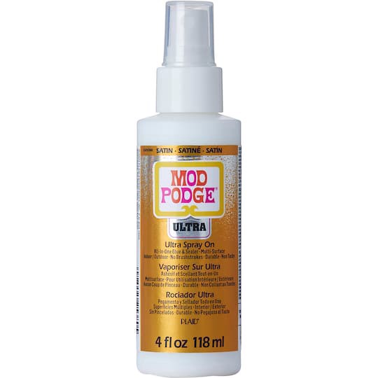 slide 1 of 9, Mod Podge All-In-One Ultra Spray-On Glue & Sealer, 4 fl oz