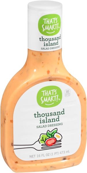 slide 1 of 1, That's Smart! ThatS Smart! Thousand Island Salad Dressing, 16 fl oz