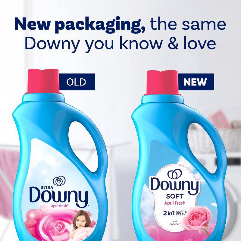 slide 4 of 12, Downy Soft & Fresh Liquid Fabric Softener - 100 fl oz, 100 fl oz
