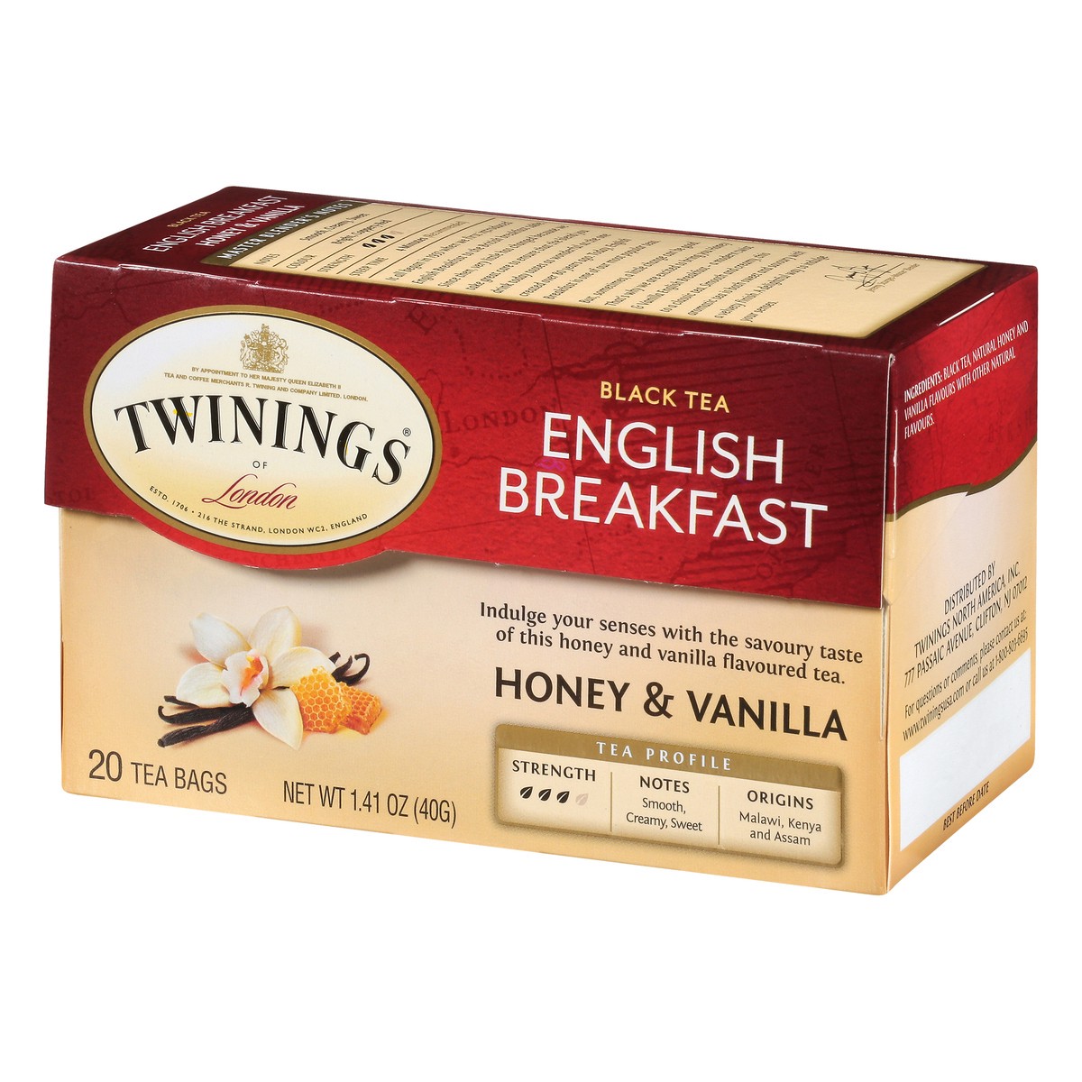 slide 9 of 12, Twinings Honey Vanilla English Beakfast - 20 ct, 20 ct