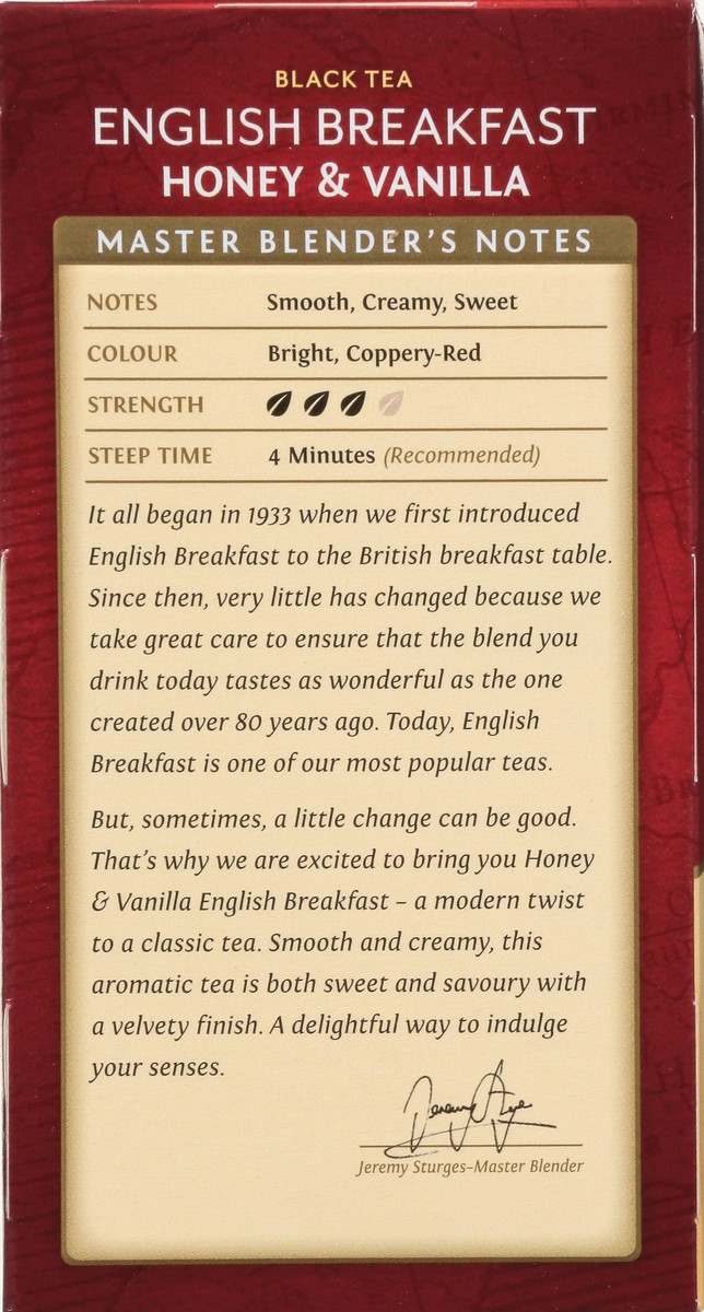 slide 2 of 12, Twinings Honey Vanilla English Beakfast - 20 ct, 20 ct