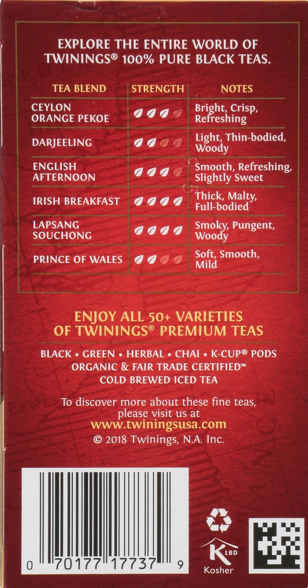 slide 3 of 12, Twinings Honey Vanilla English Beakfast - 20 ct, 20 ct