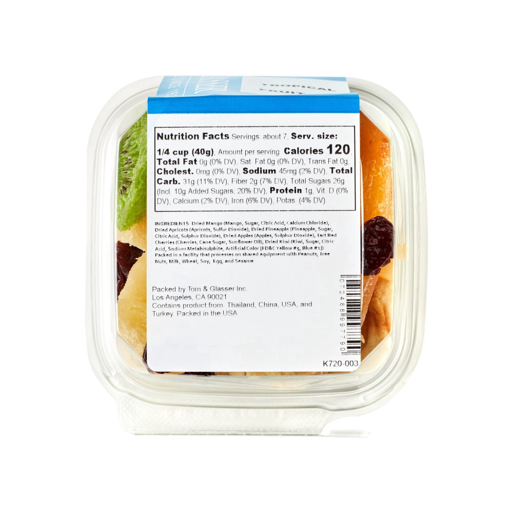 slide 3 of 3, Torn & Glasser Tropical Fruit Mix - 10 oz, 10 oz