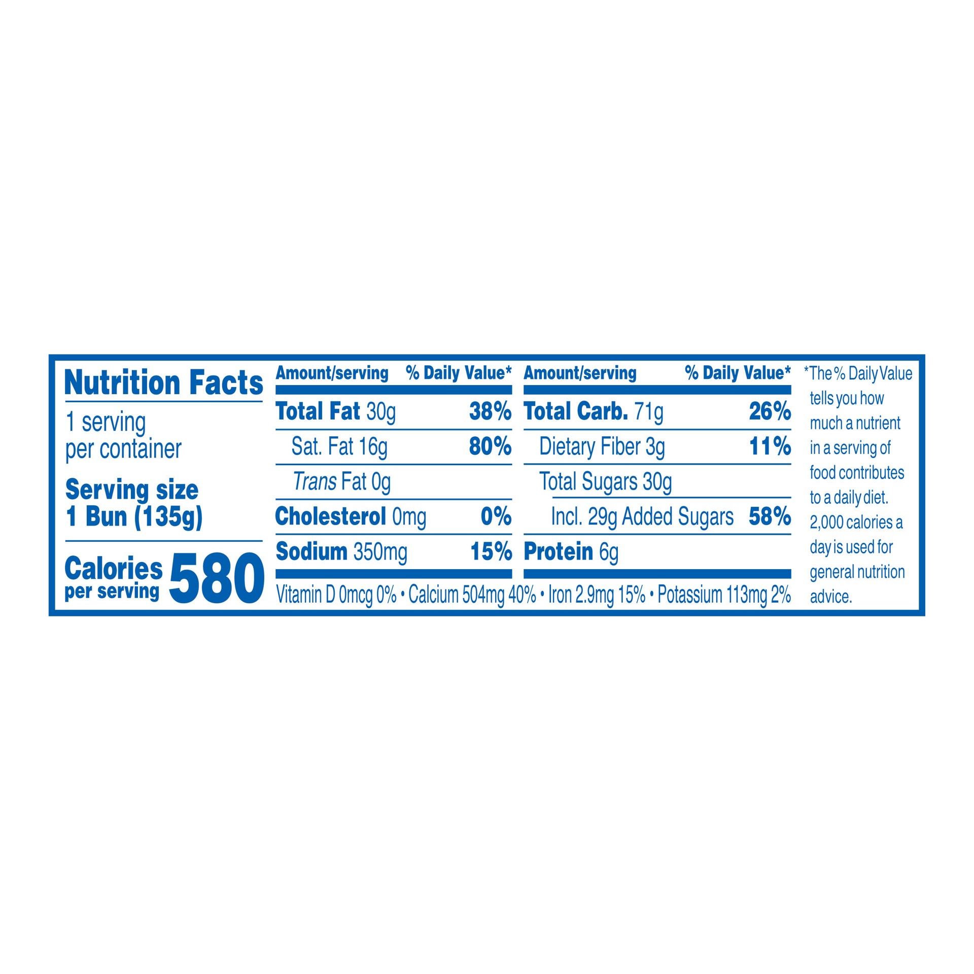 slide 3 of 4, HOSTESS Jumbo Iced Honey Bun, Single Serve, 4.75 oz, 4.75 oz