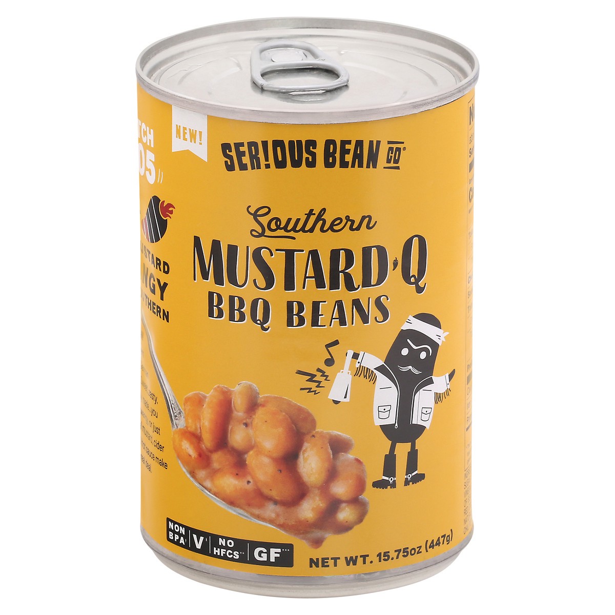 slide 14 of 14, Serious Bean Co Serious Southern Mustard Bbq Beans, 15.75 oz