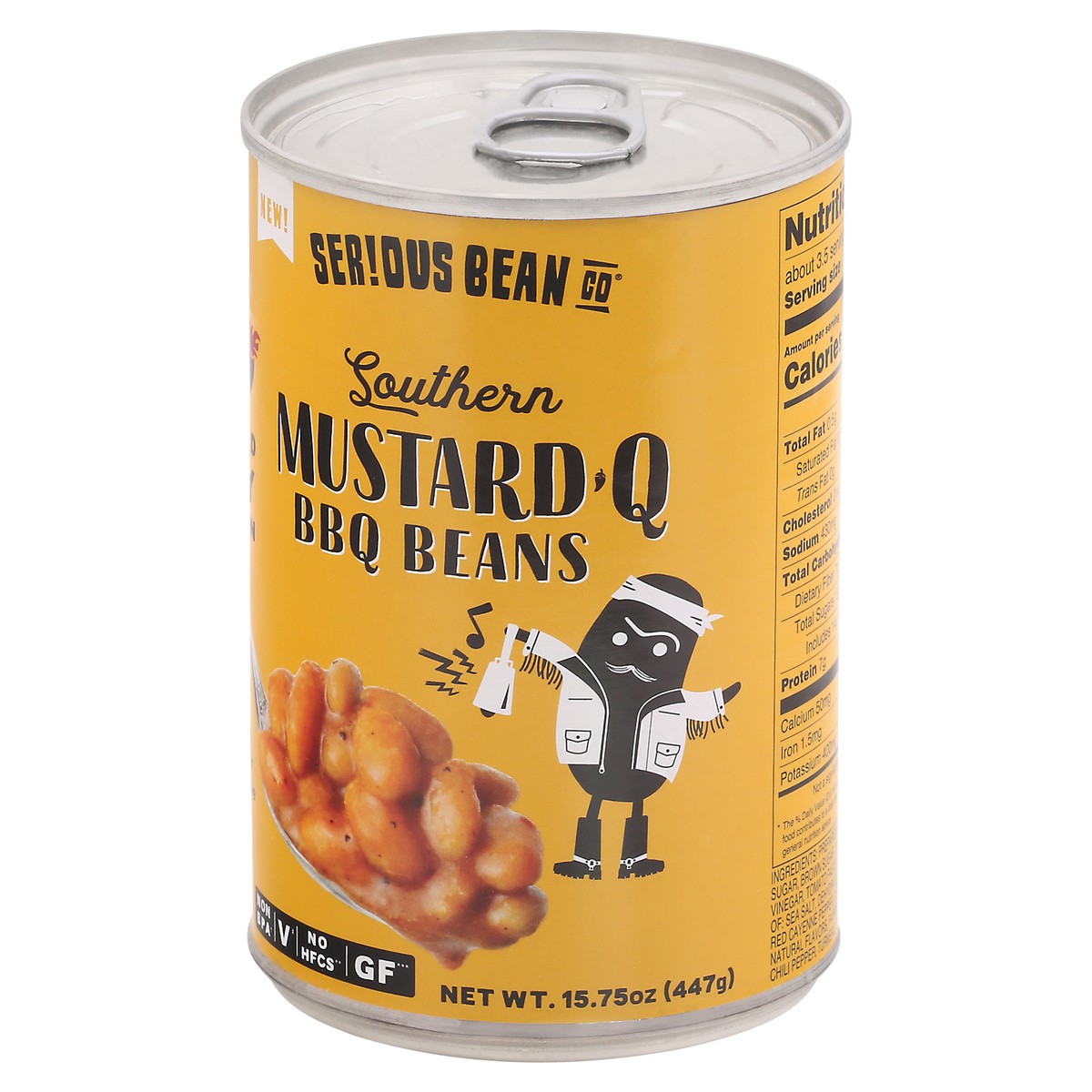 slide 3 of 14, Serious Bean Co Serious Southern Mustard Bbq Beans, 15.75 oz