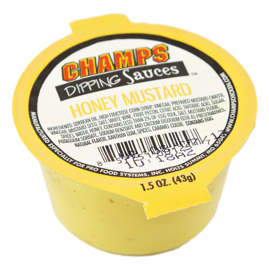 slide 1 of 1, Champs Honey Mustard Cups, 1.5 oz