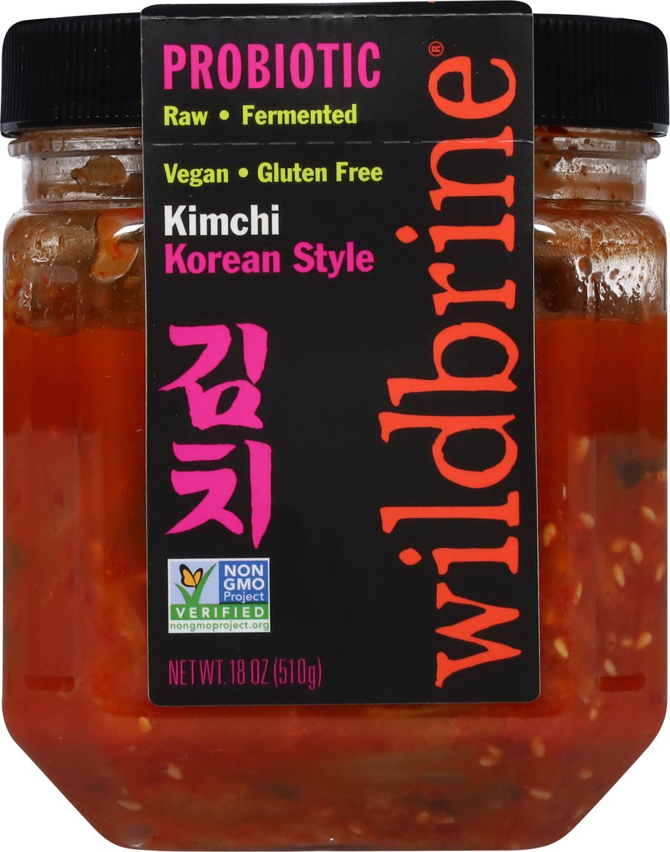 slide 7 of 9, Wildbrine Korean Style Probiotic Kimchi 18 oz, 18 oz