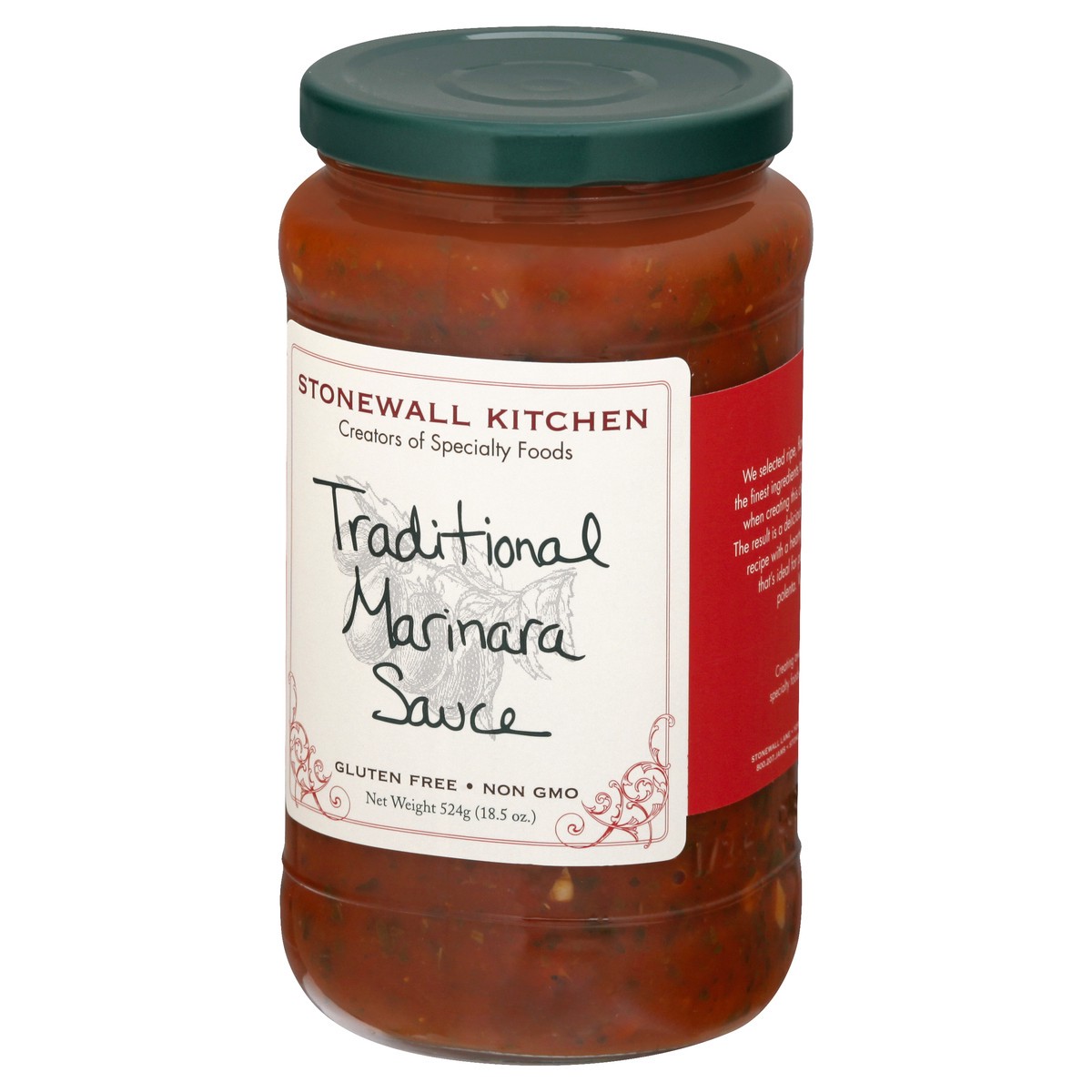 slide 3 of 12, Stonewall Kitchen Traditional Marinara Sauce 524 g, 524 g