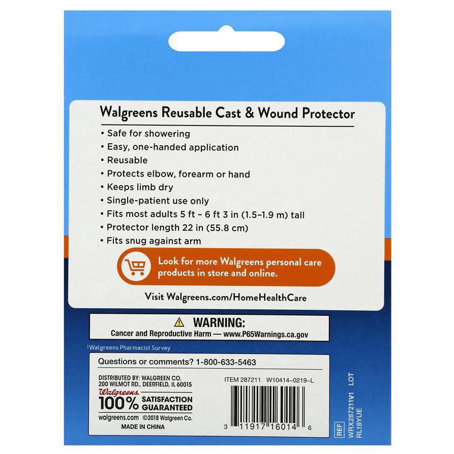 slide 2 of 2, Walgreens Adult Arm Cast Protector, 2 ct