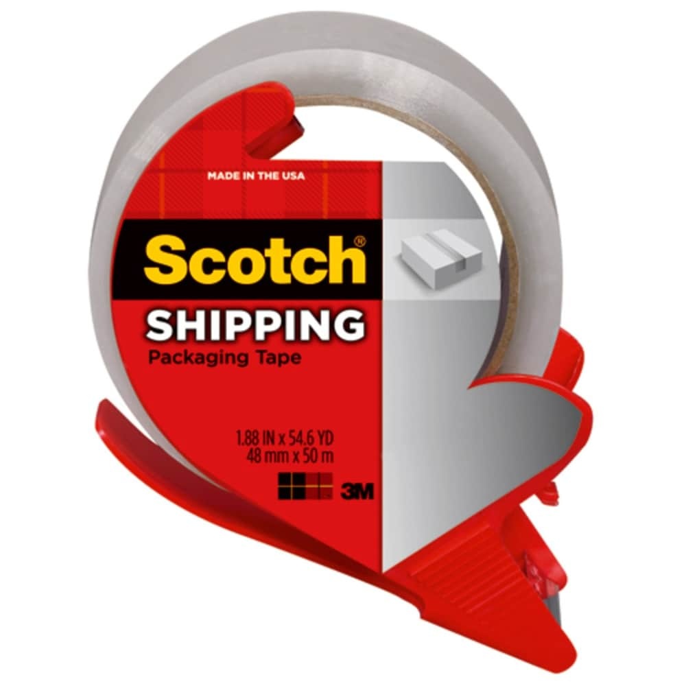 slide 1 of 1, Scotch Shipping And Packaging Tape With Dispenser - 1.88 Inch X 84.2 Yard, 1.88 in x 84.2 yd