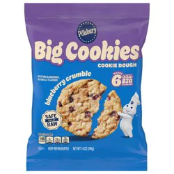 Pillsbury™ Ready to Bake! Blueberry Crumble Flavored Cookie Dough, 6 ct / 2.33 oz