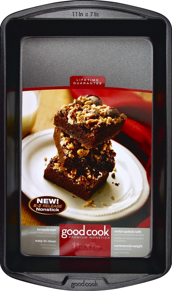 slide 1 of 4, Good Cook Brownie Pan, Premium Nonstick, 1 ct