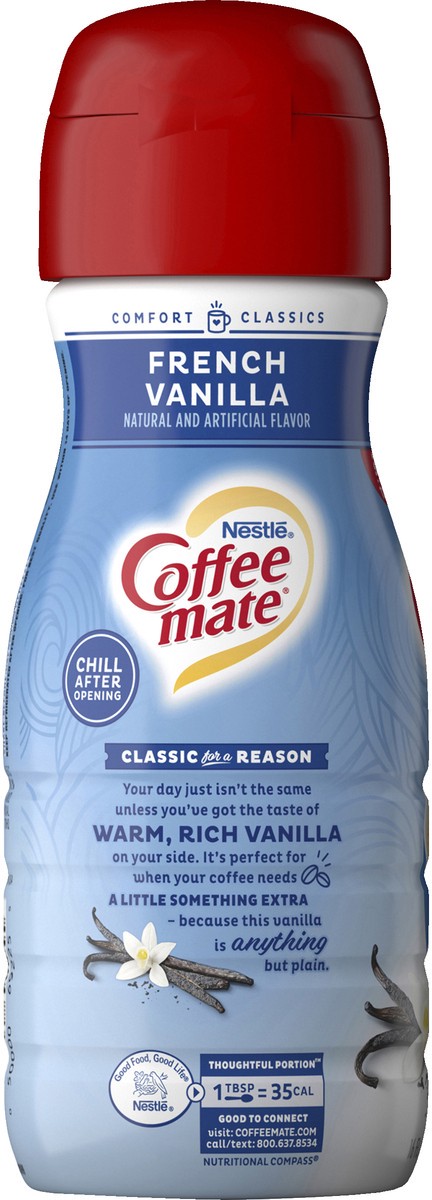 slide 2 of 9, COFFEE MATE Nestle Coffee-Mate Liquid Coffee Creamer French Vanilla, 16 fl oz