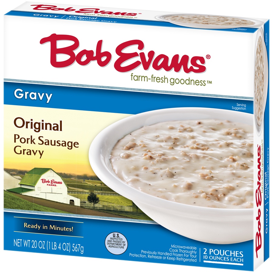 slide 3 of 8, Bob Evans Original Pork Sausage Gravy, 20 oz