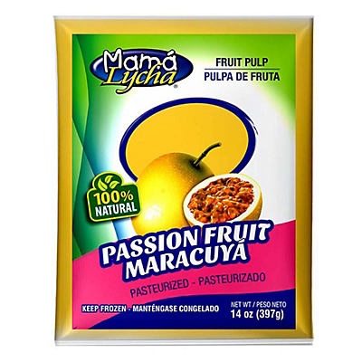 slide 1 of 1, Mama Lycha Passion Fruit Pulpa de Fruta, 14 oz