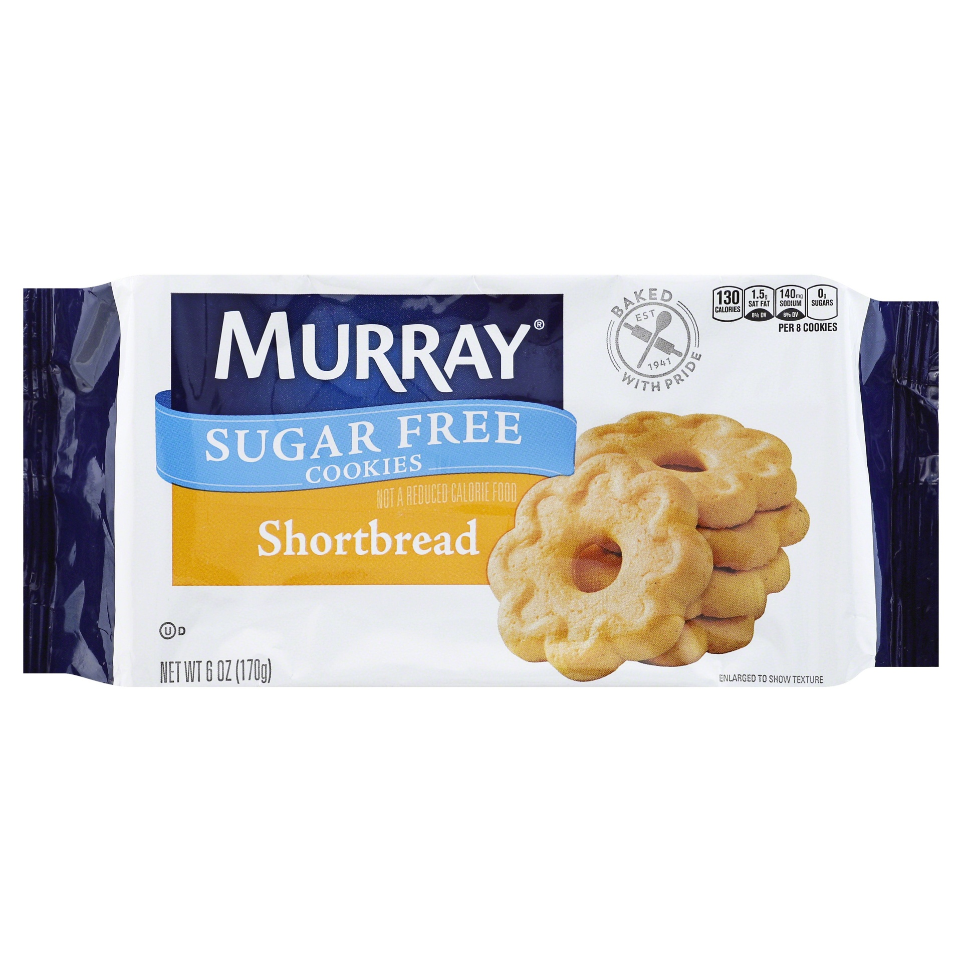 slide 1 of 1, Murray Sugar Free Shortbread Cookies, 6 oz