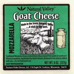 Natural Valley Cheese 8 oz