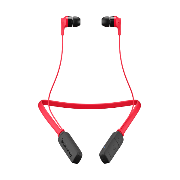 slide 1 of 1, Skullcandy Ink'd Bluetooth Wireless Earbuds With Mic - Red, 1 ct