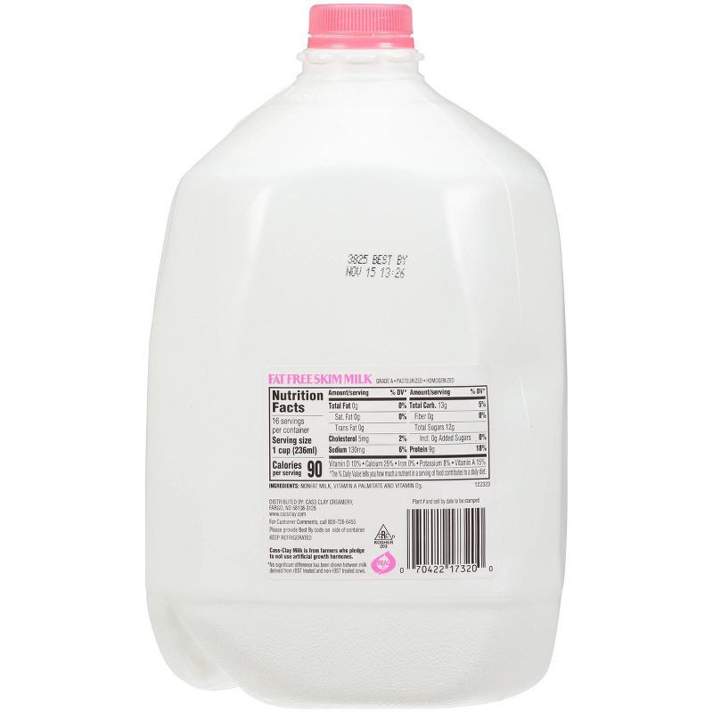 slide 8 of 14, Cass Clay Skim Milk - 1gal, 1 gal