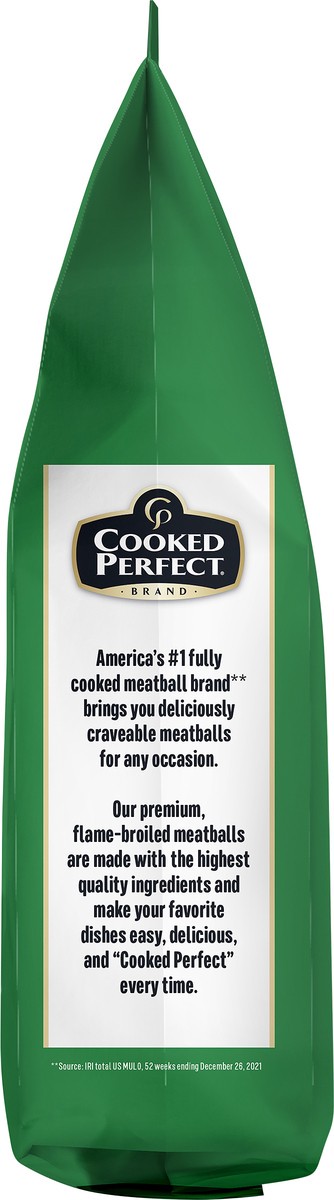 slide 6 of 6, Cooked Perfect Flavor Seared Original Meatballs Bite Size 18 oz, 18 oz