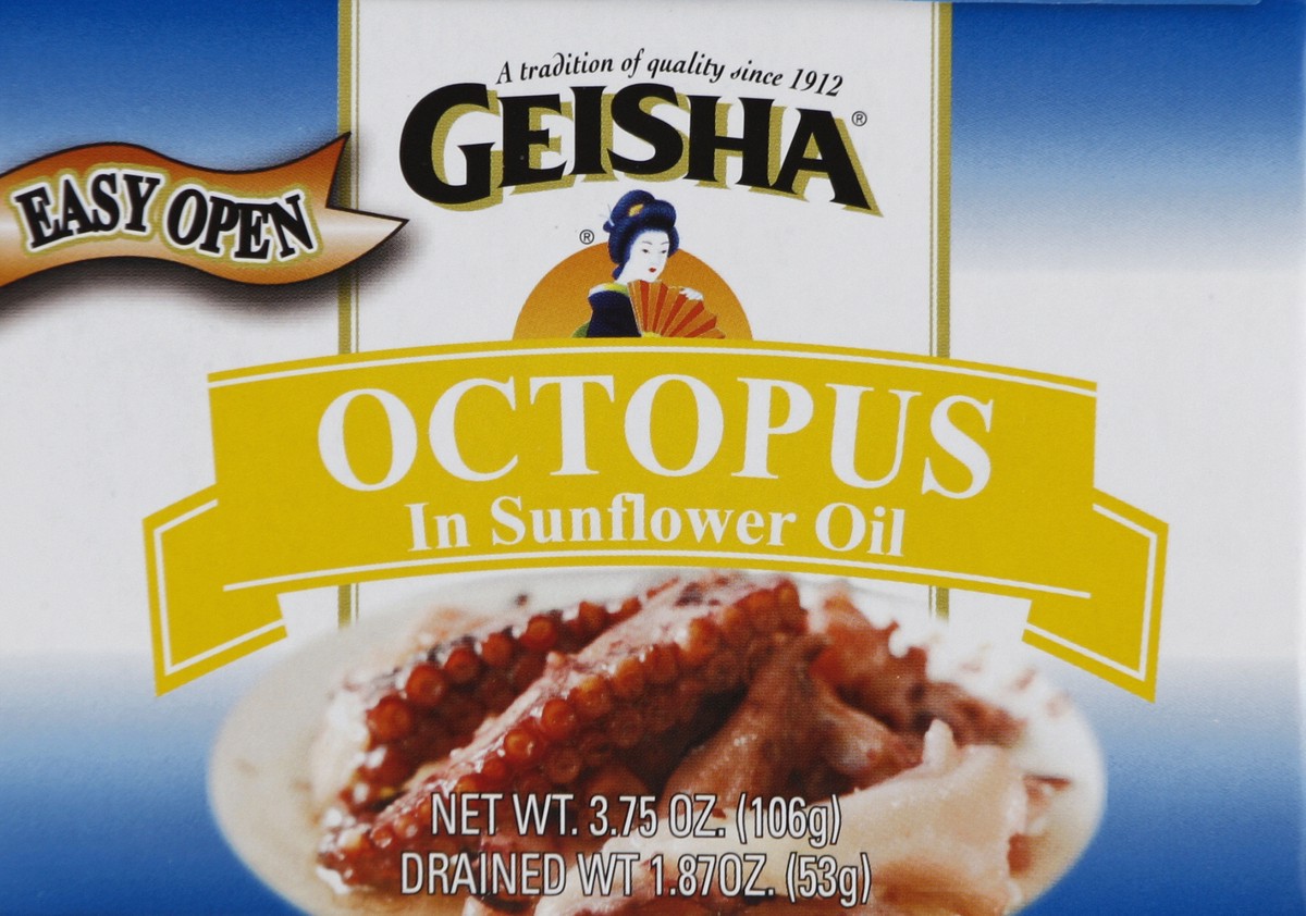 slide 1 of 10, Geisha Octopus In Sunflower Oil - 3.75 Oz, 3.75 oz