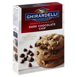 Ghirardelli Dark Chocolate Chip Premium Cookie Mix