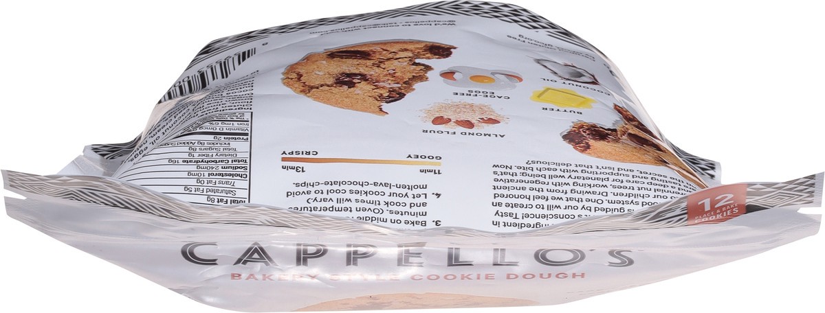 slide 14 of 14, Cappello's Bakery Style Chocolate Chip with Flaky Sea Salt Cookie Dough 12 ea, 