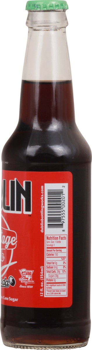 slide 9 of 13, Dublin 1891 Craft Soda, Vintage Cola - 12 fl oz, 12 fl oz