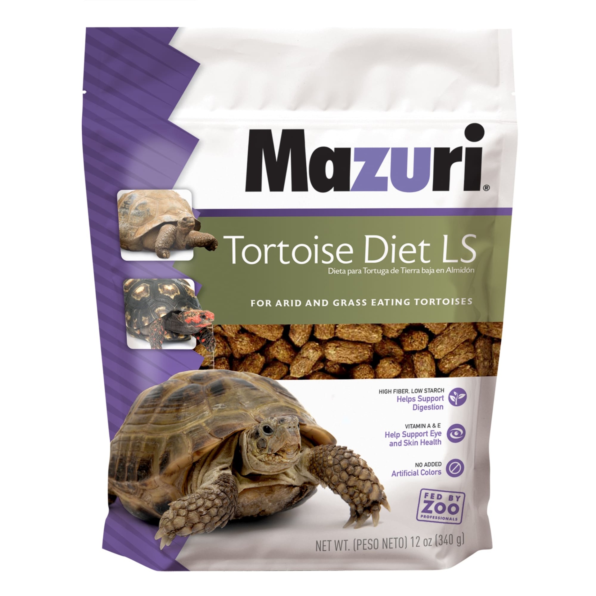 slide 1 of 1, Mazuri Tortoise Diet, 12 oz