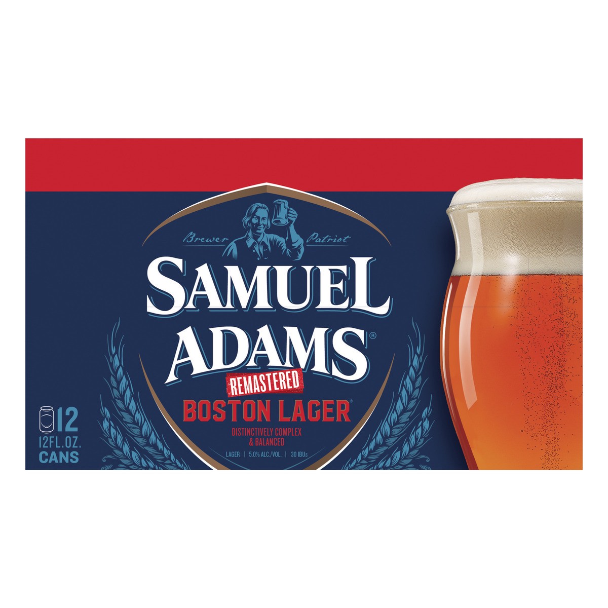 slide 8 of 8, Samuel Adams Boston Lager Beer (12 fl. oz. Can, 12pk.), 12 ct; 12 fl oz