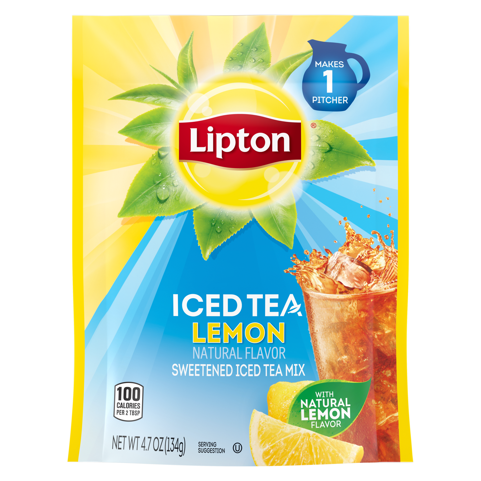 slide 4 of 4, Lipton Black Iced Tea Mix Lemon, 2 qt, 2 qt