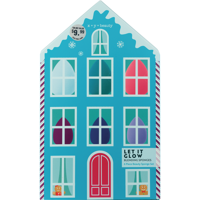 slide 1 of 1, X+Y BEAUTY Let It Glow Blending Sponge Set, 1 ct