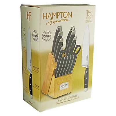slide 1 of 1, Hampton Forge Continental Cutlery Set, 15 ct