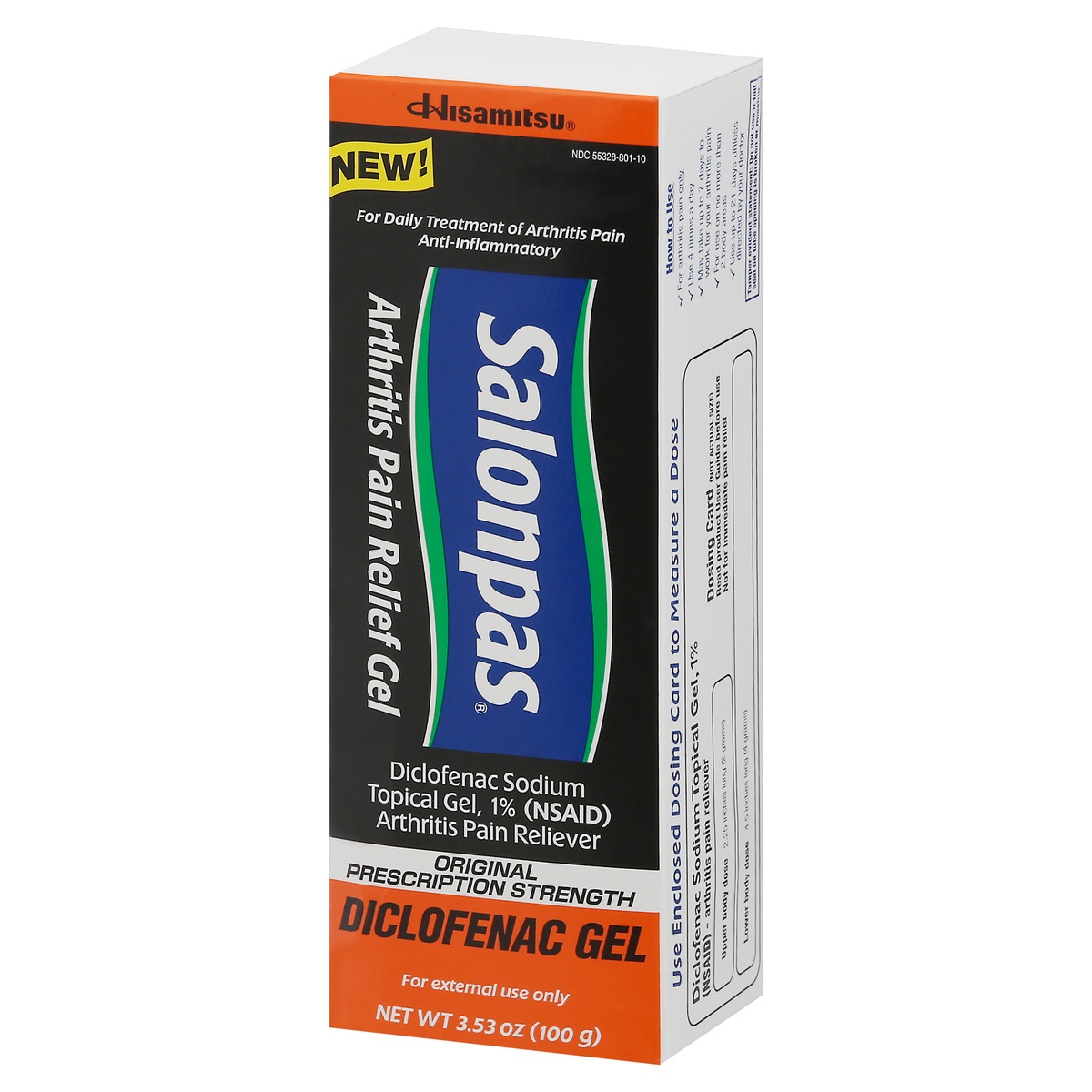 slide 3 of 9, Salonpas Arthritis Pain Relief Diclofenac Gel, 3.53 oz