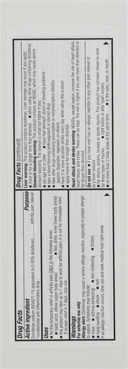 slide 4 of 9, Salonpas Arthritis Pain Relief Diclofenac Gel, 3.53 oz