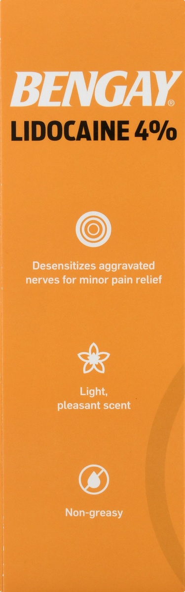 slide 7 of 9, BENGAY Lidocaine Cream Ginger, 1 ct