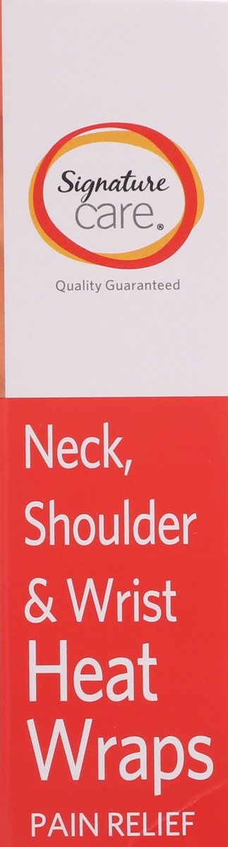 slide 8 of 9, Signature Care Neck Shoulder Wrist Heat Wrap Single Use - 3 CT, 3 ct