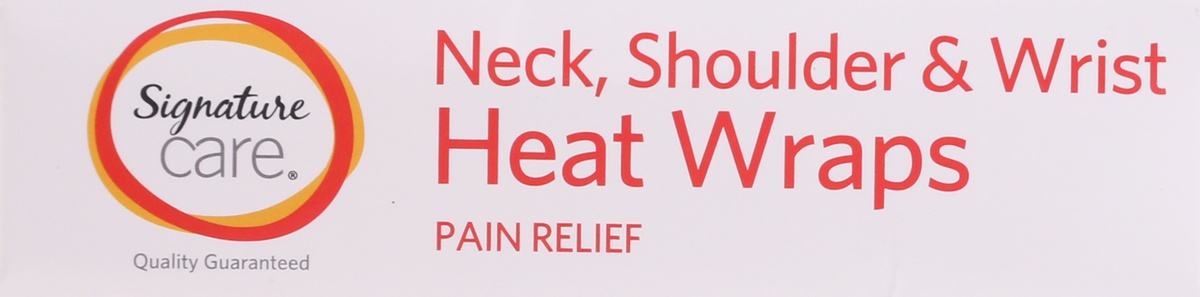 slide 9 of 9, Signature Care Neck Shoulder Wrist Heat Wrap Single Use - 3 CT, 3 ct