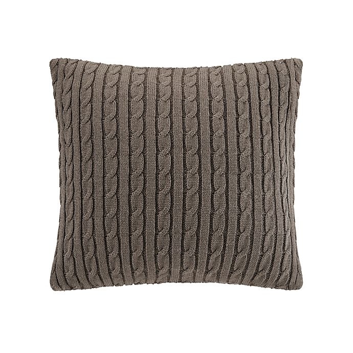 slide 1 of 1, Woolrich Winter Hills Square Throw Pillow - Taupe, 1 ct