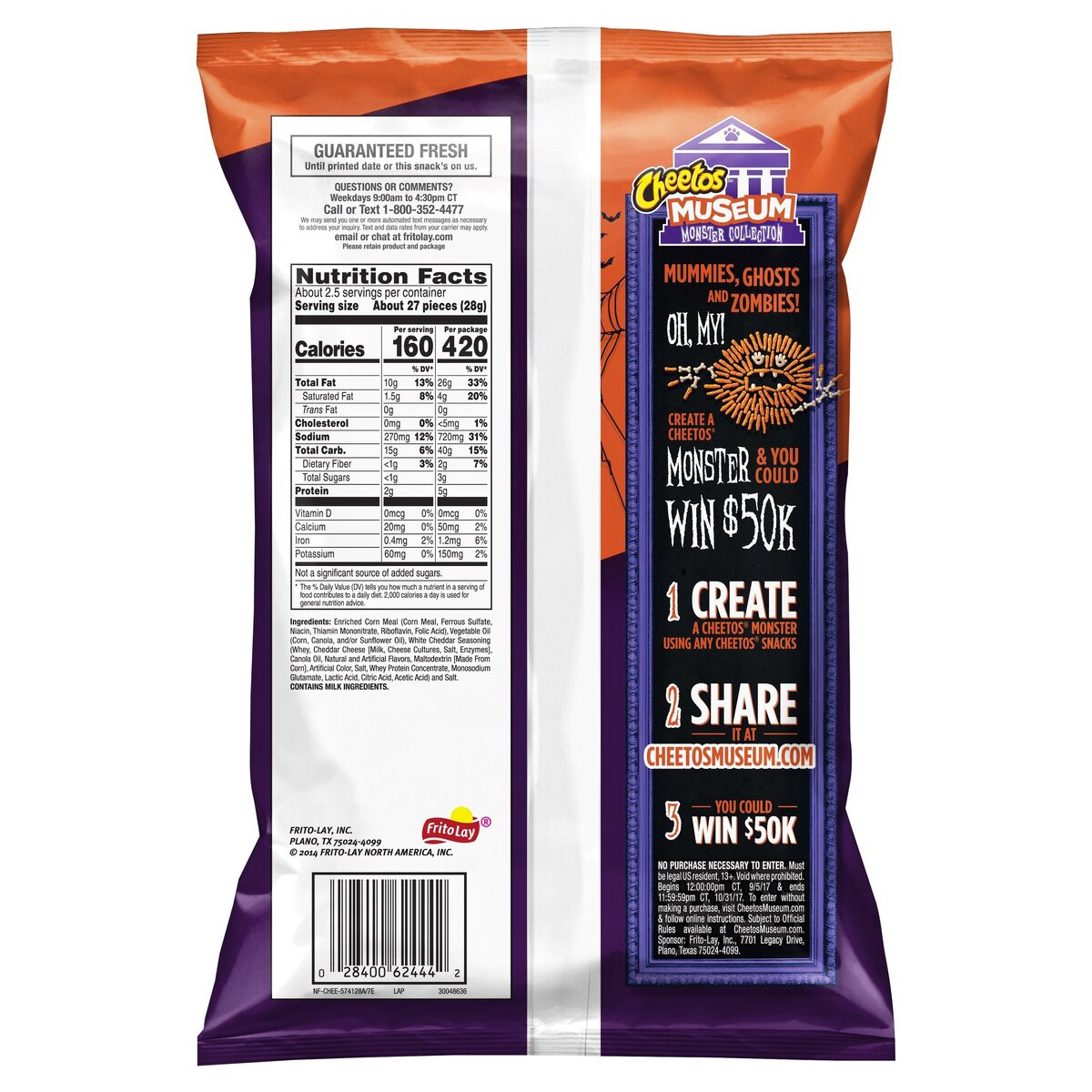 slide 5 of 7, Cheetos Cheese Flavored Snacks, 2.62 oz