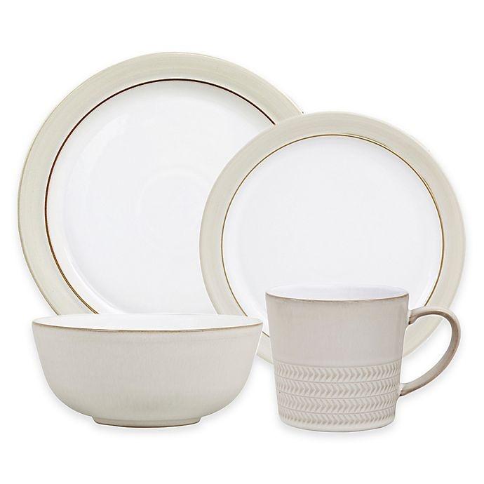 slide 1 of 1, Denby Natural Canvas Place Setting, 4 ct