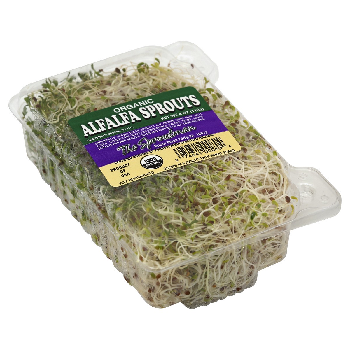 slide 4 of 4, Sproutman Alfalfa Sprouts 4 oz, 4 oz