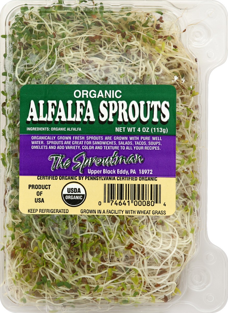 slide 1 of 4, Sproutman Alfalfa Sprouts 4 oz, 4 oz