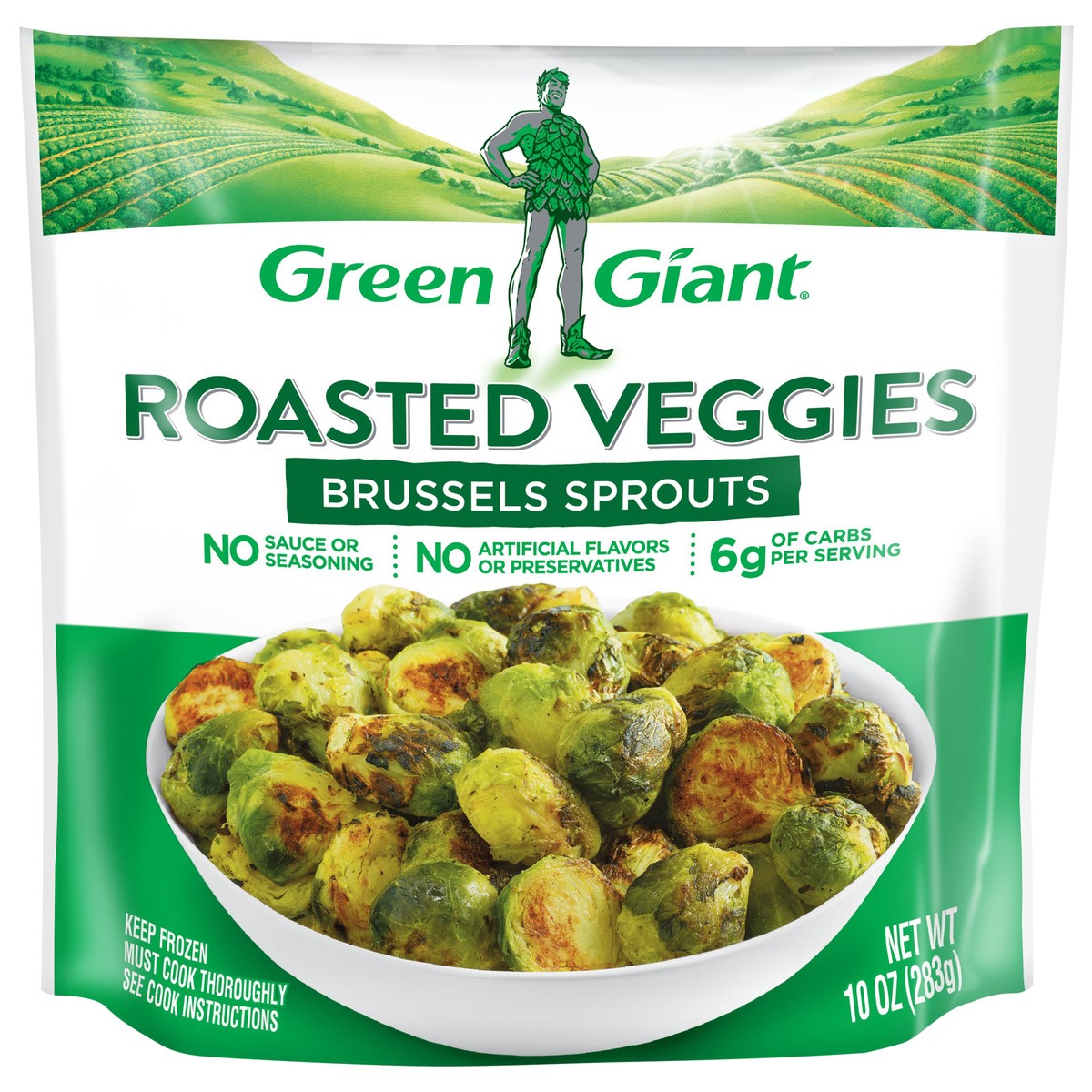 slide 1 of 4, Green Giant Brussels Sprouts Roasted Veggies 10 oz, 10 oz