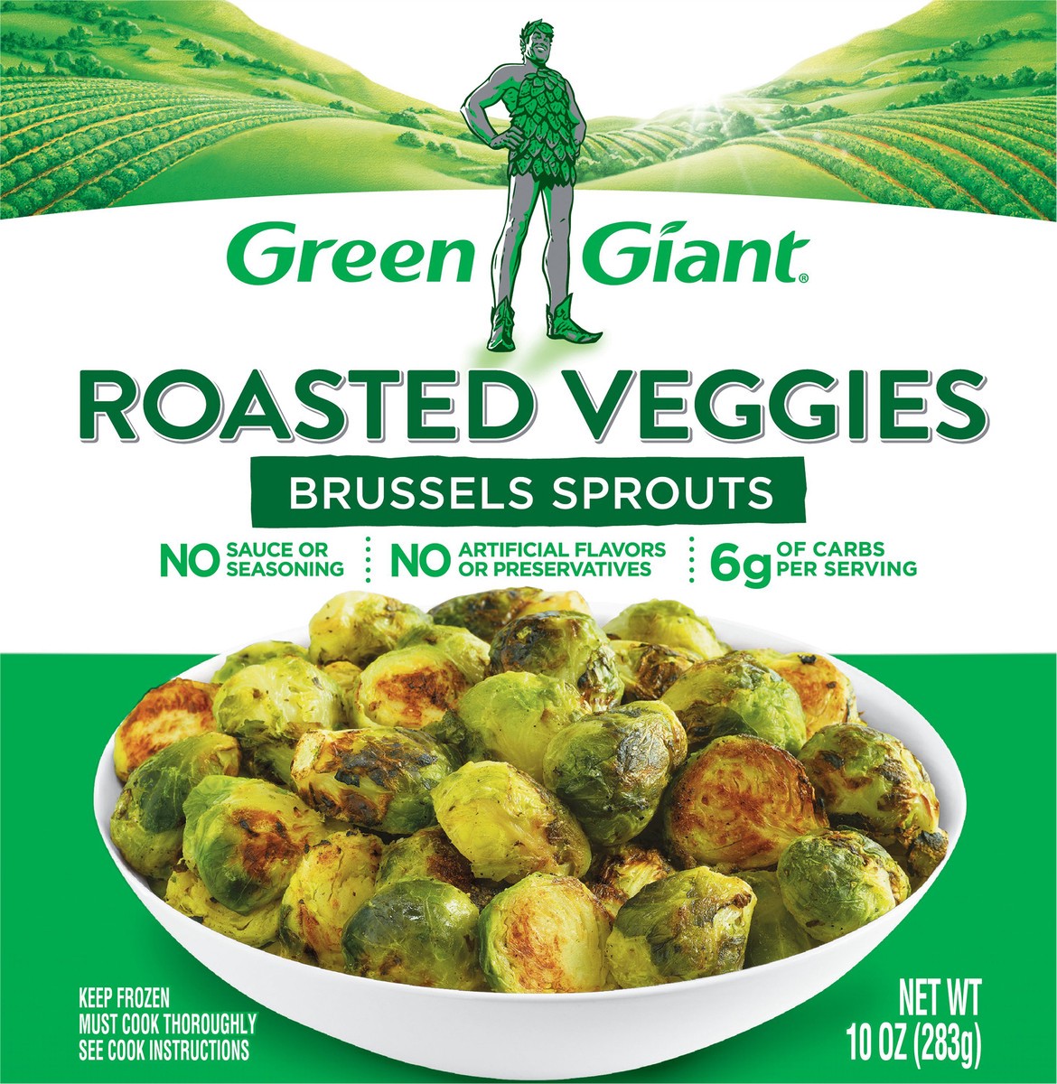 slide 4 of 4, Green Giant Brussels Sprouts Roasted Veggies 10 oz, 10 oz