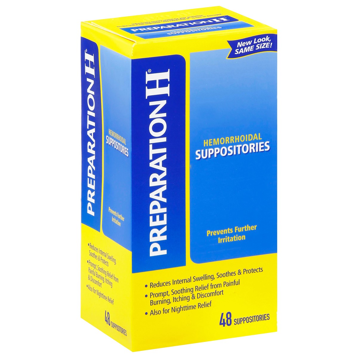 slide 2 of 9, Preparation H Hemorrhoidal Suppositories 48 ea, 48 ct