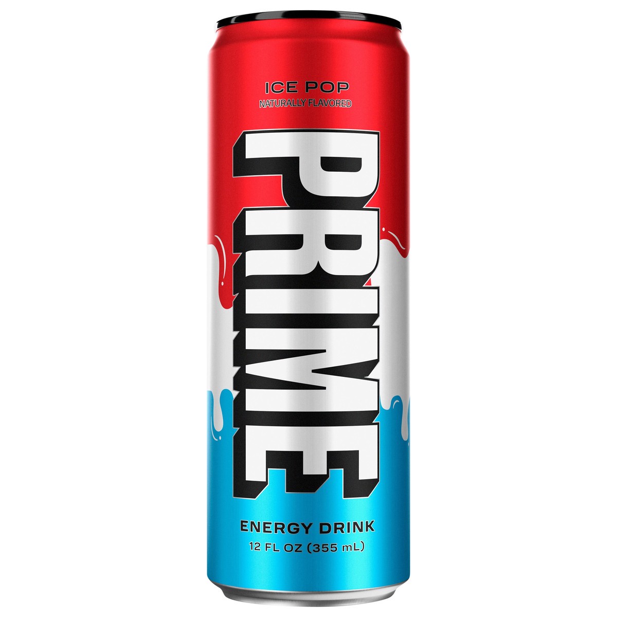 slide 1 of 13, Prime Hydration Prime Ice Pop Energy Drink - 12 fl oz Can, 12 fl oz