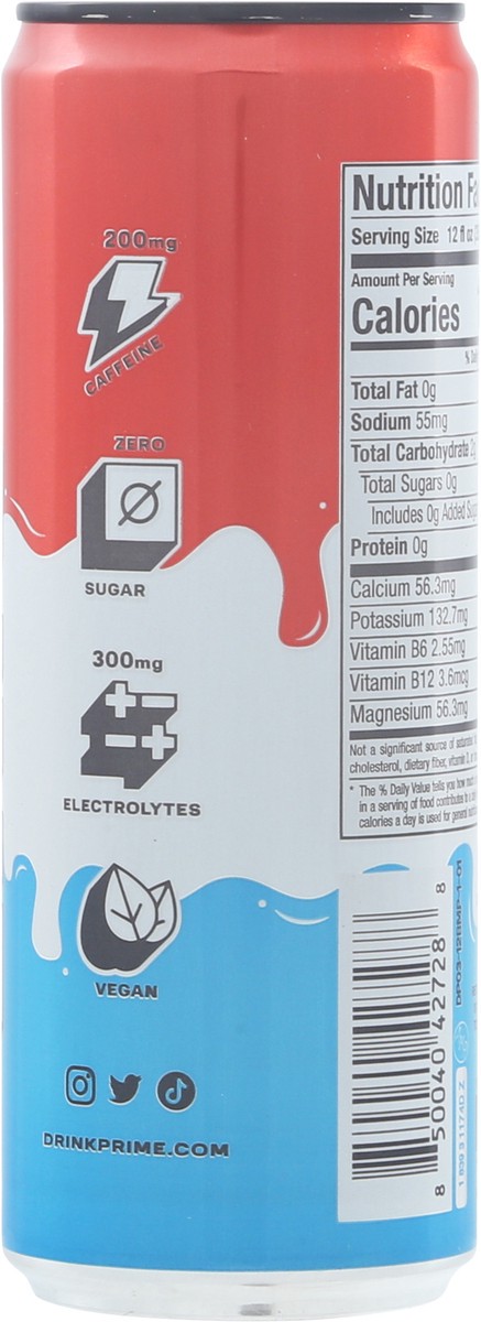 slide 3 of 13, Prime Hydration Prime Ice Pop Energy Drink - 12 fl oz Can, 12 fl oz